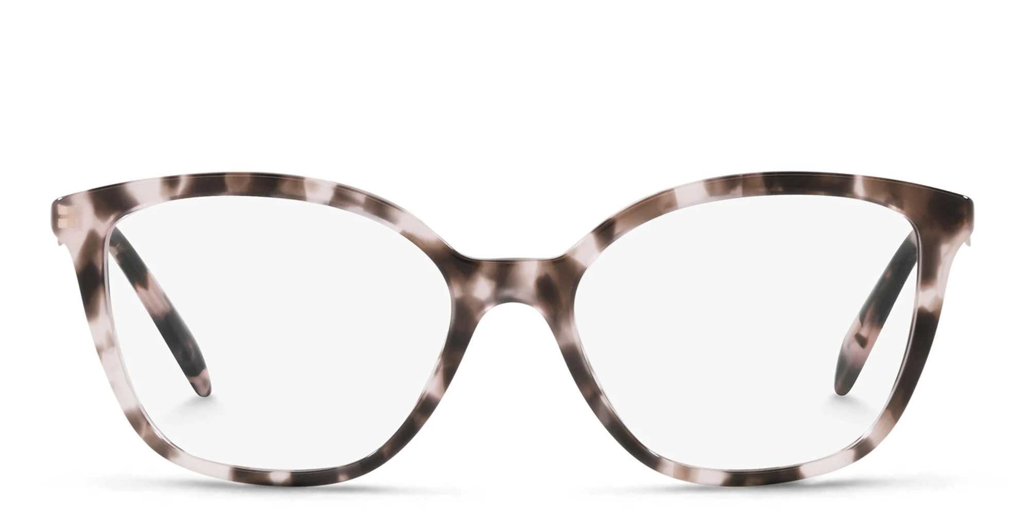 Shop PRADA Butterfly Eyeglasses in Pink Tortoise online.