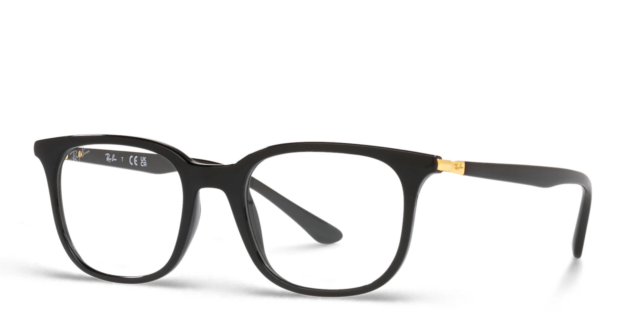 Shop Ray-Ban Unisex Pillow Eyeglasses in Black online.
