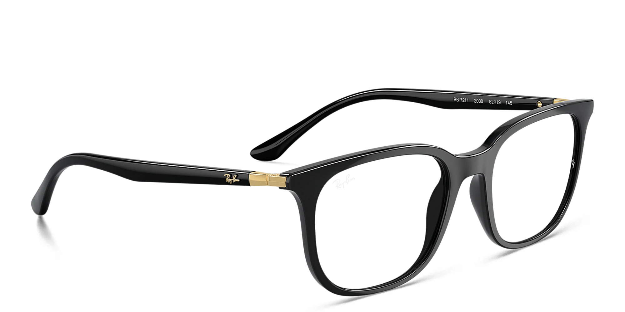 Shop Ray-Ban Unisex Pillow Eyeglasses in Black online.
