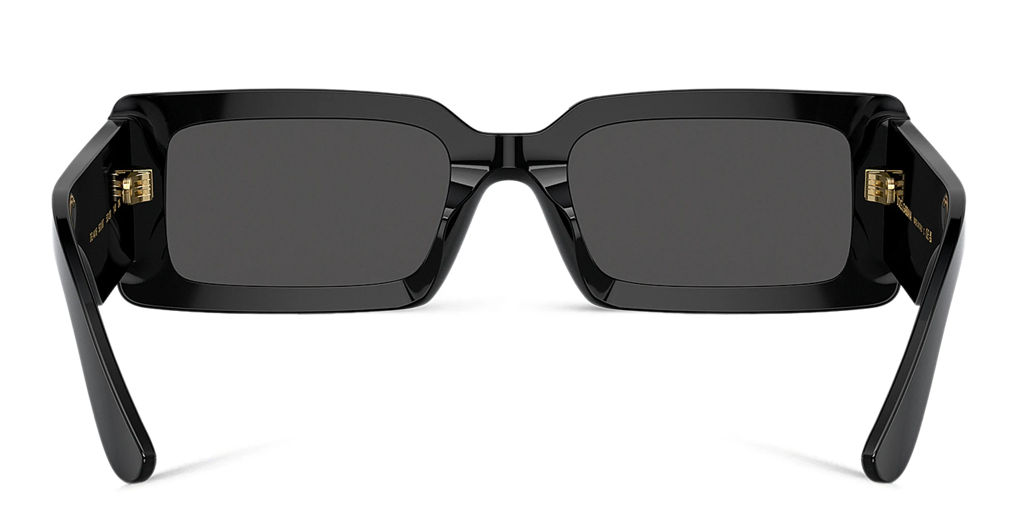 Shop Dolce & Gabbana Rectangle Sunglasses in Black online.