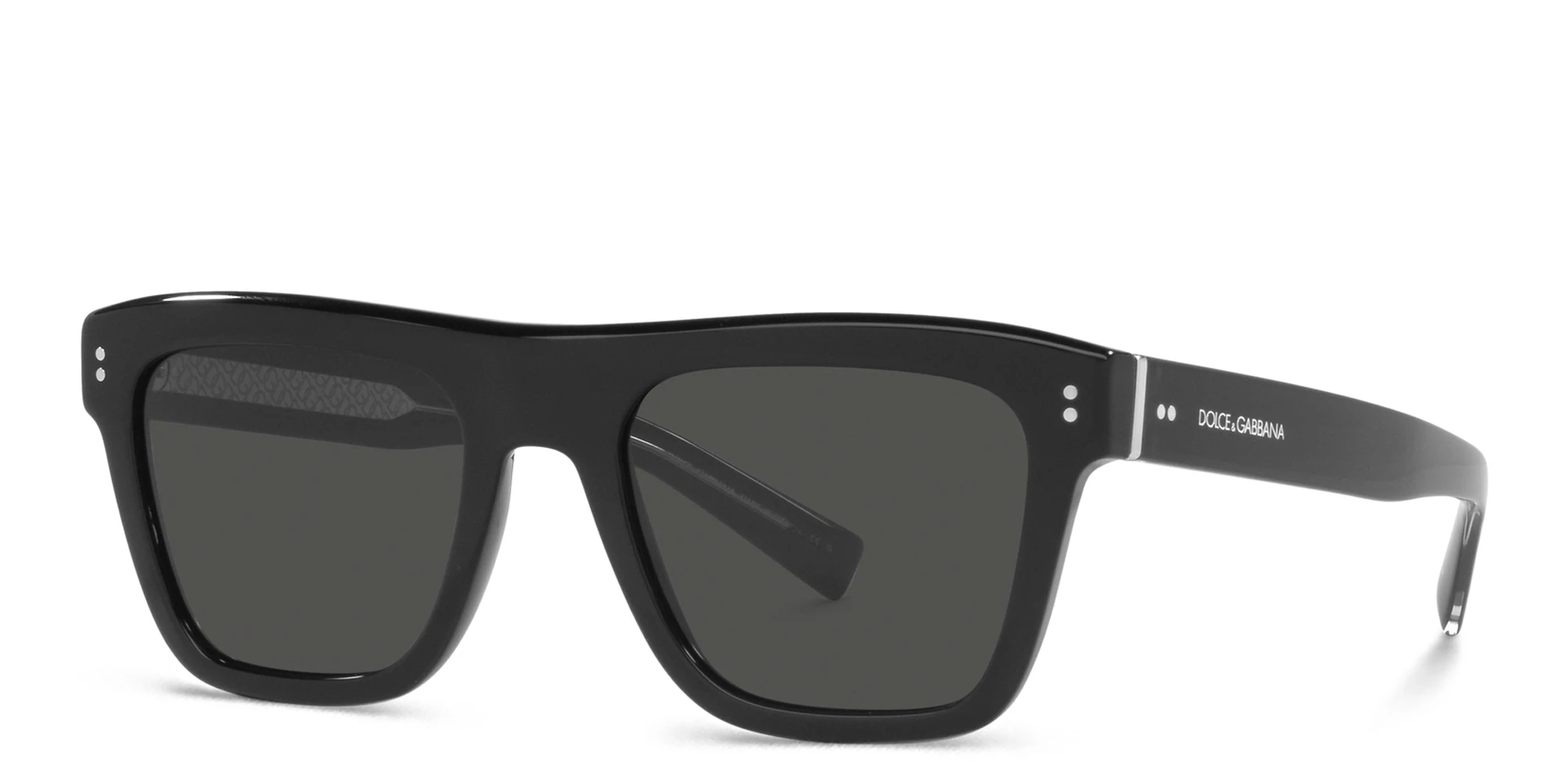 Shop Dolce & Gabbana Square Sunglasses in Black online.