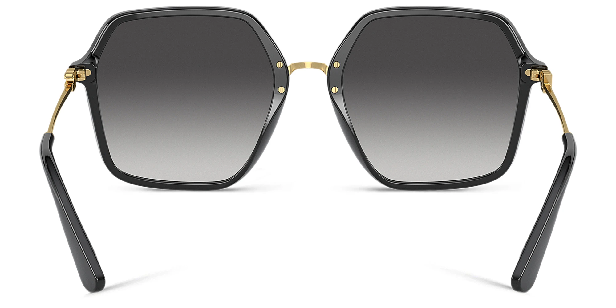 Shop Dolce & Gabbana Oversized Square Sunglasses in Black online.