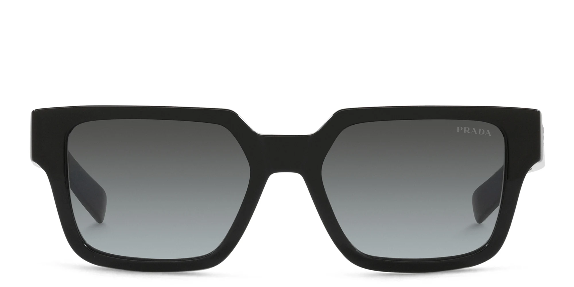Shop PRADA Pillow Sunglasses in Black online.