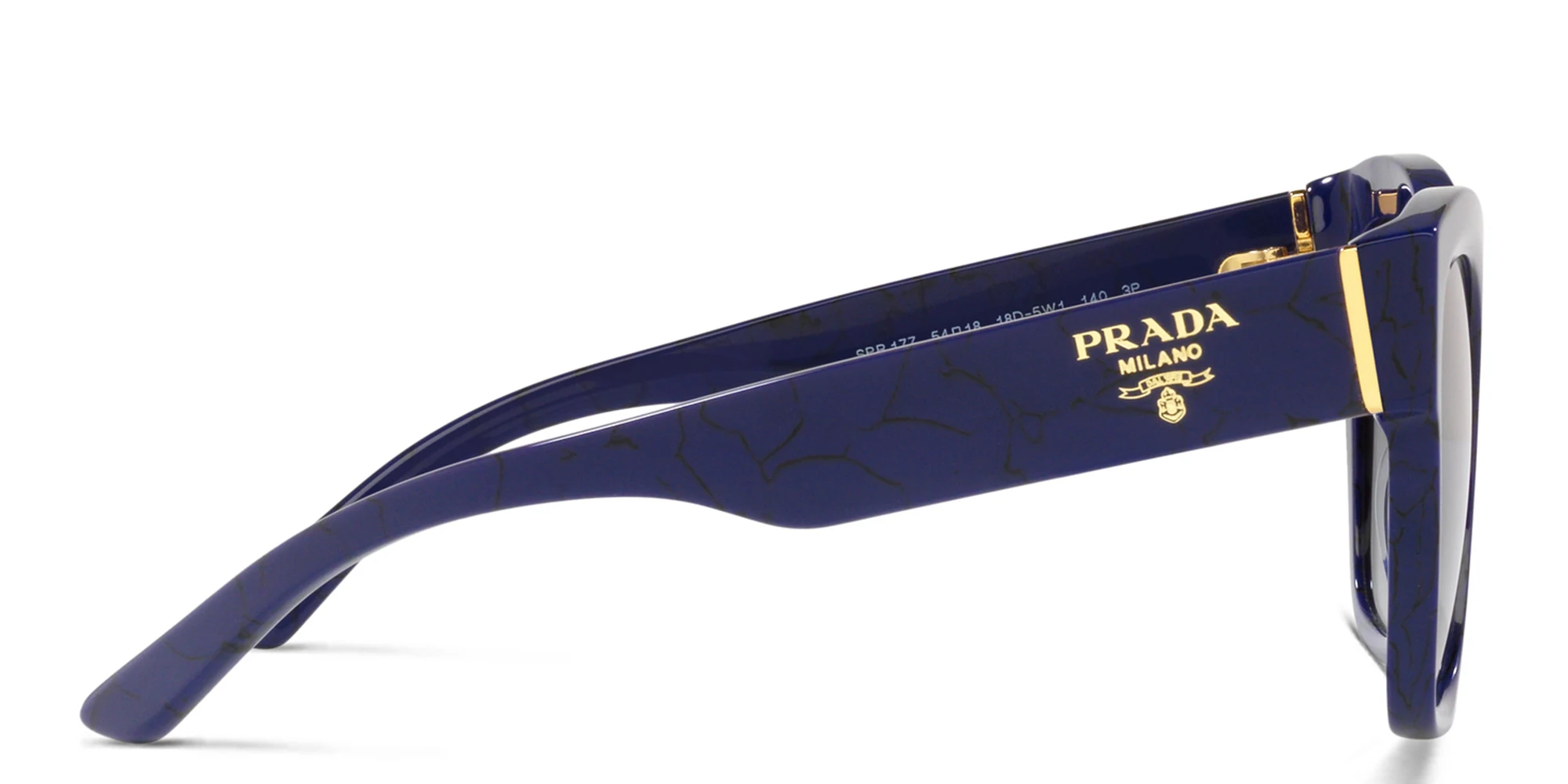 Shop PRADA Cat-Eye Sunglasses in Blue online.