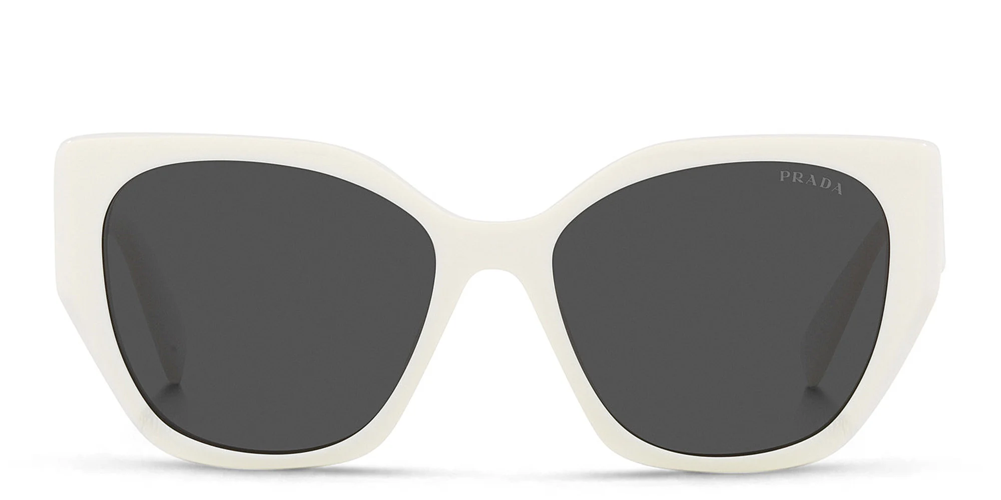 Shop PRADA Pillow Sunglasses in White online.