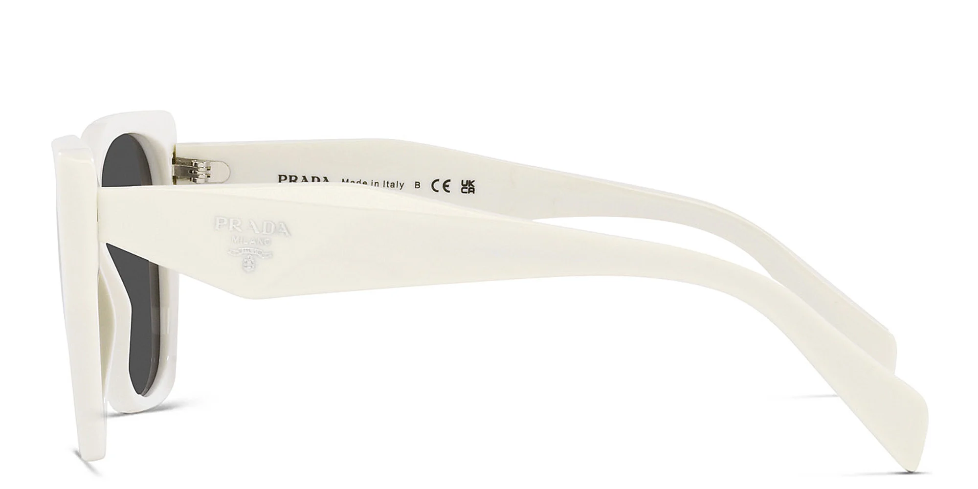 Shop PRADA Pillow Sunglasses in White online.