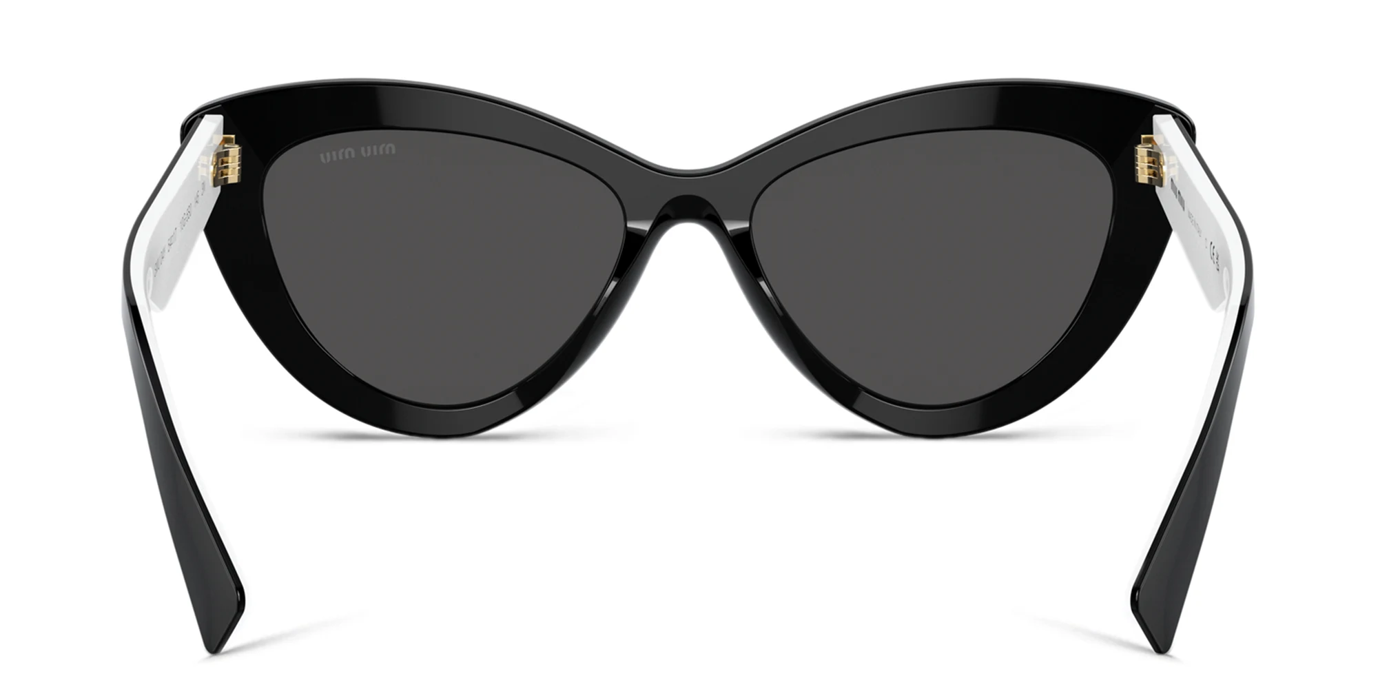Shop MIU MIU Cat-Eye Sunglasses in Black online.