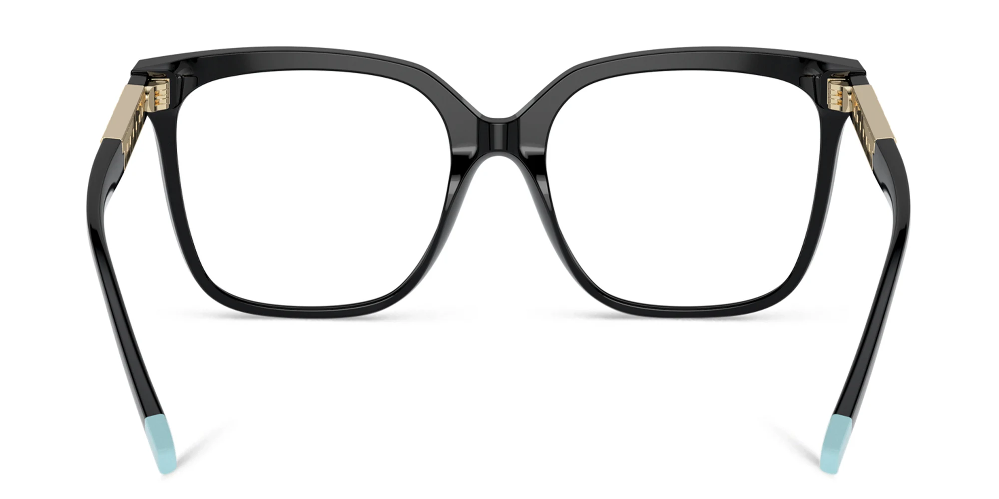 Shop TIFFANY Square Eyeglasses in Black online.