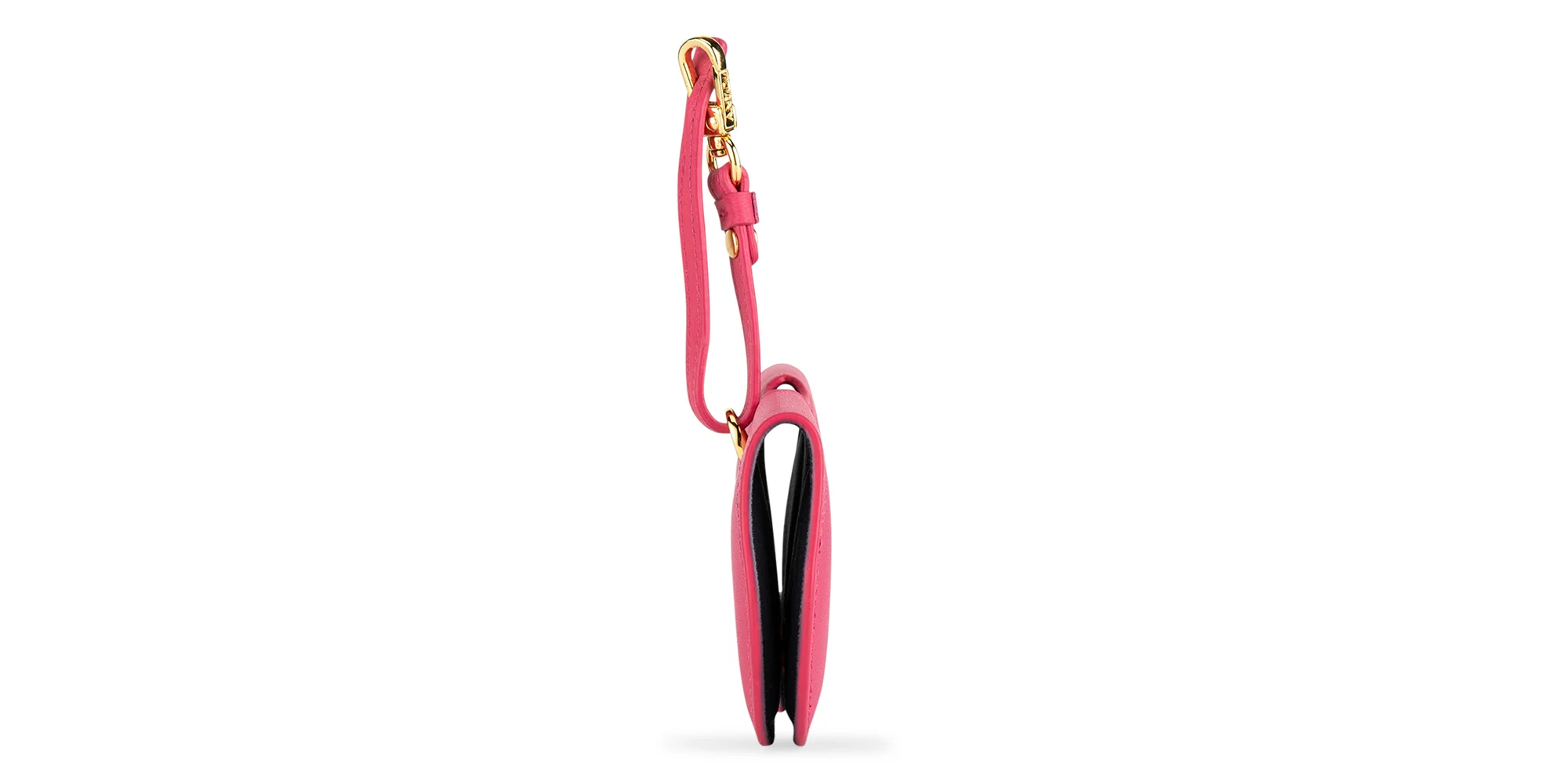 Shop ANY-DI Fuchsia Leather Glasses Case online.
