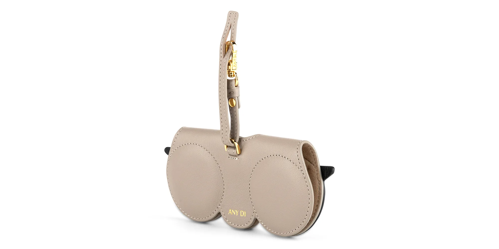 Shop ANY-DI Angry Eye Leather Glasses Case online.