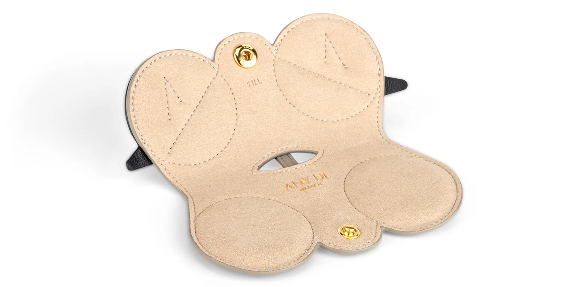 Shop ANY-DI Angry Eye Leather Glasses Case online.
