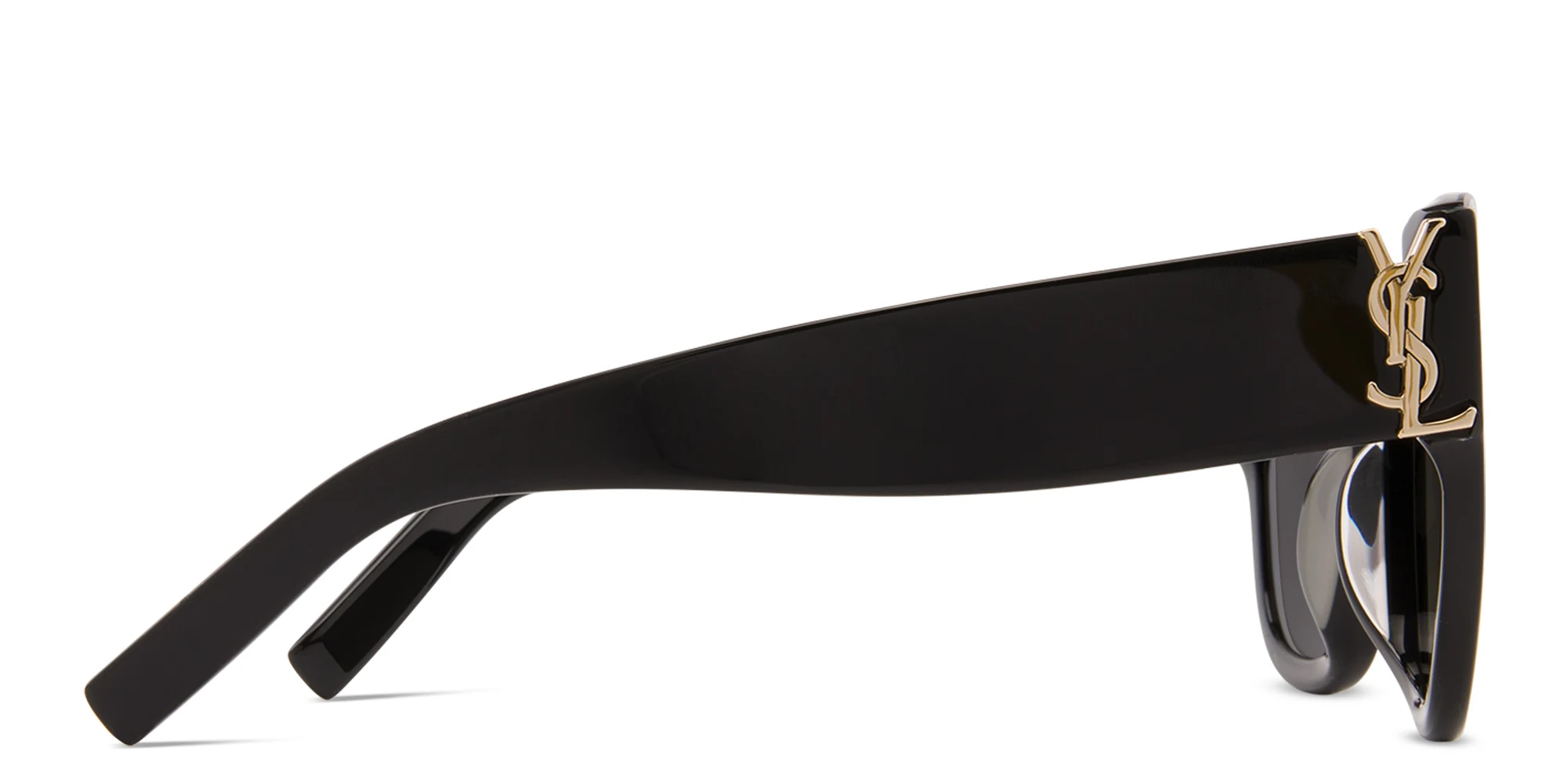 Shop SAINT LAURENT Cat-Eye Sunglasses in Black online.