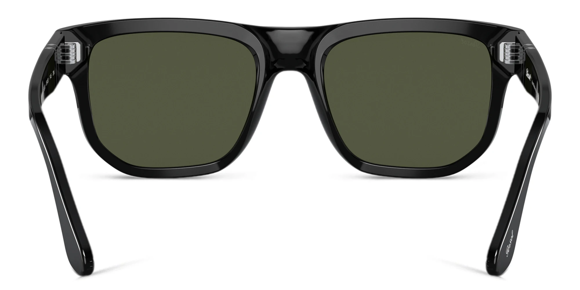 Shop PERSOL Unisex Square Sunglasses in Black online.