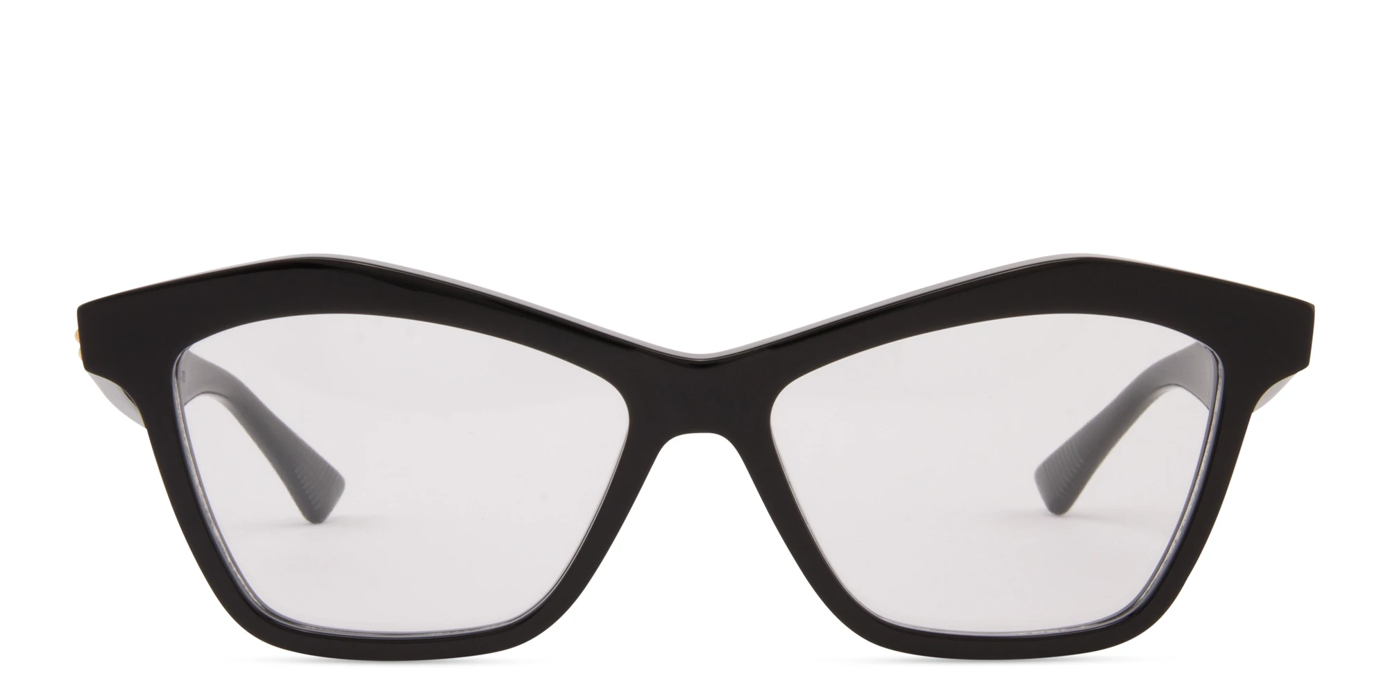 Shop BOTTEGA VENETA Cat-Eye Eyeglasses in Black online.