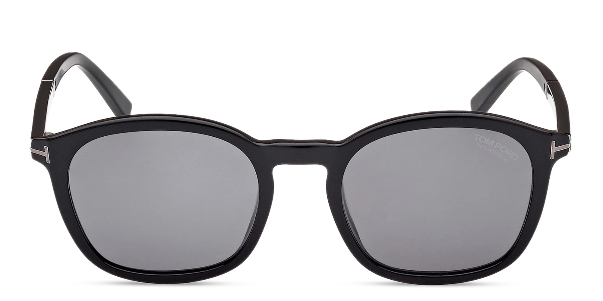 Shop TOM FORD Jayson Square Sunglasses in Shiny Black online.