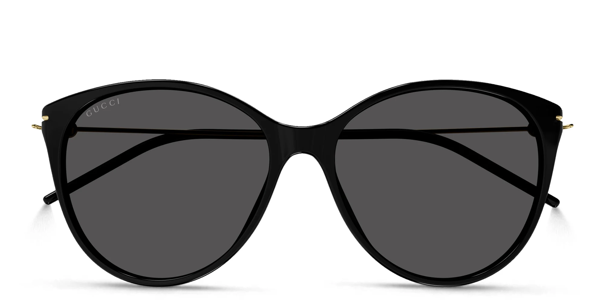 Shop GUCCI Cat-Eye Sunglasses in Black online.
