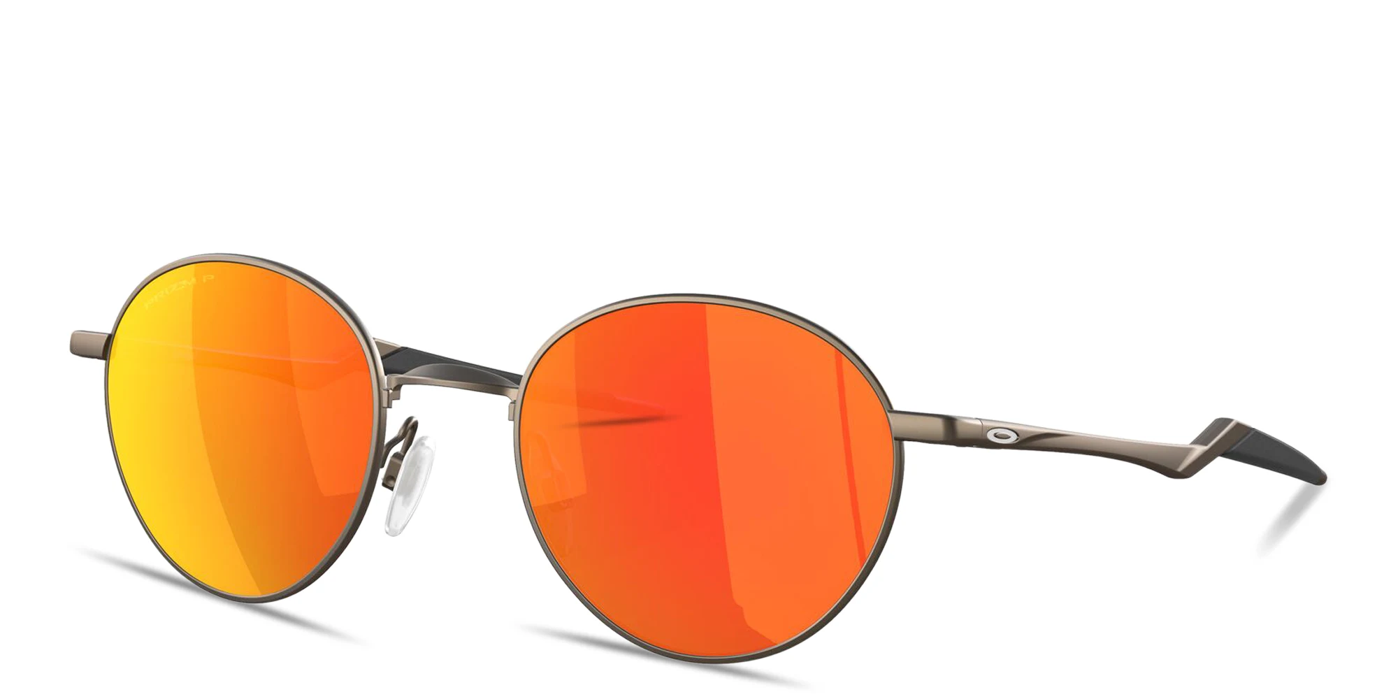 Shop Oakley Terrigal Round Sunglasses in Silver online.