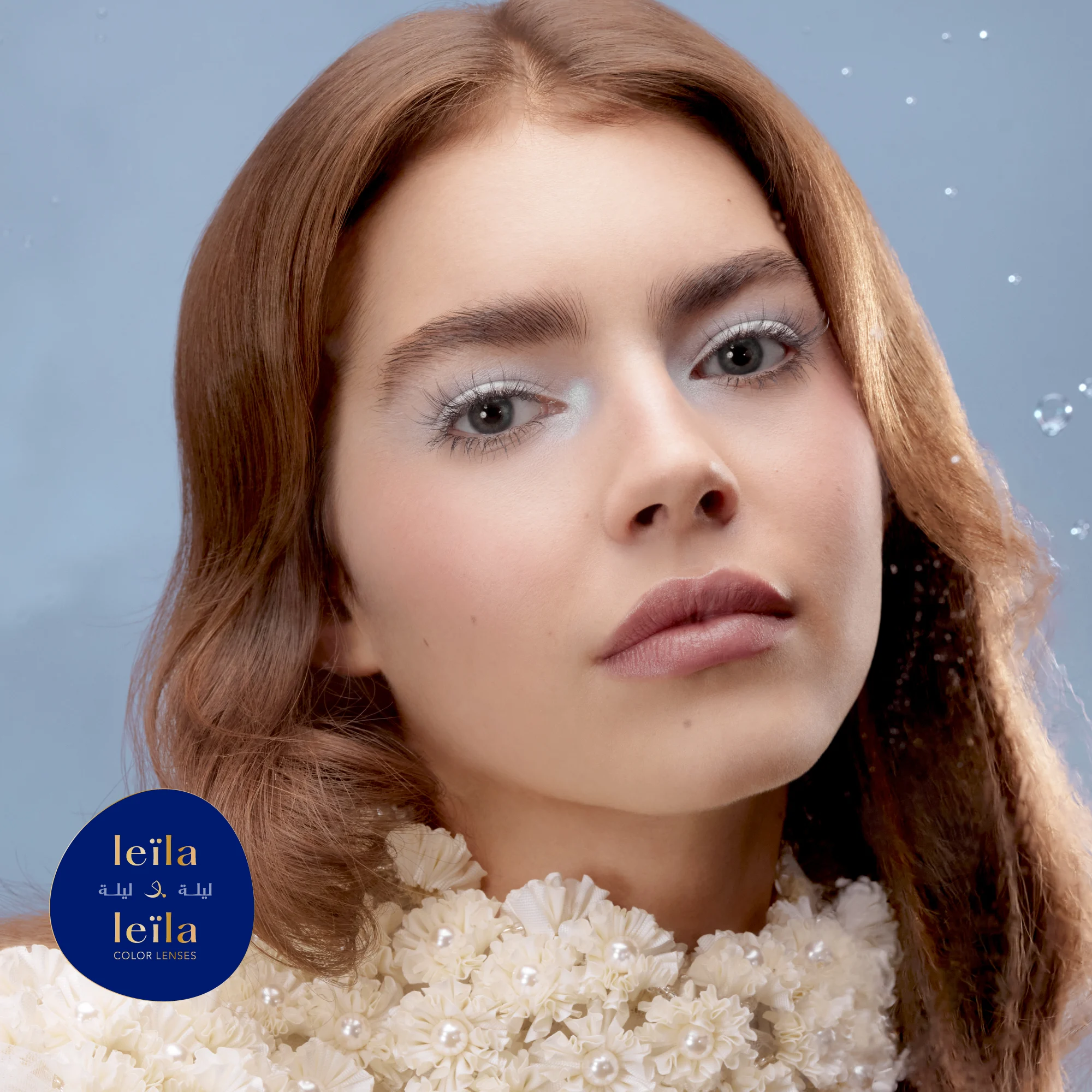 Shop LEILA & LEILA Monthly Color Contact Lenses - Zein Mysterious Grey online.