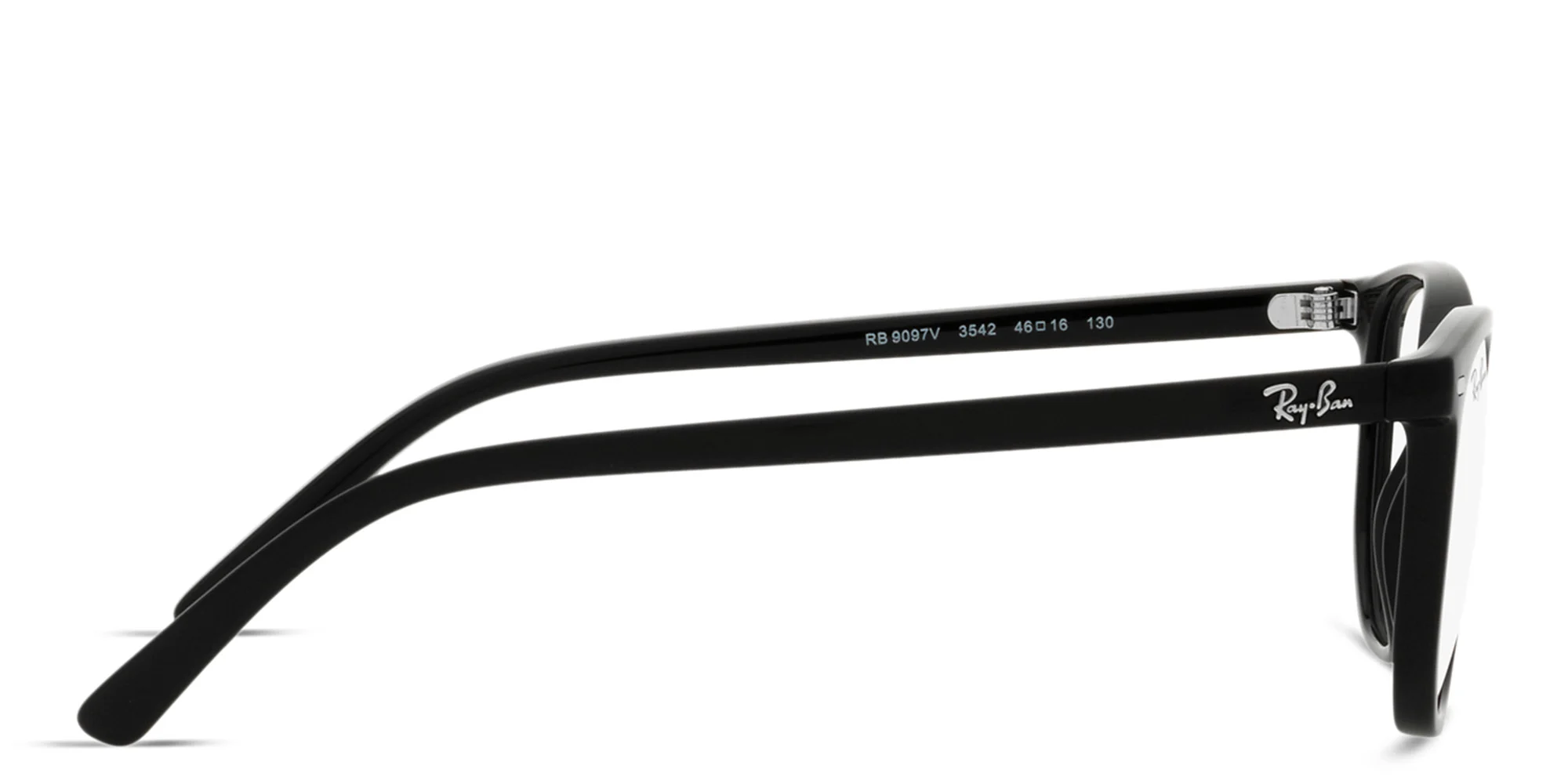 Shop Ray-Ban Junior Elliot Kids Irregular Eyeglasses in Black online.