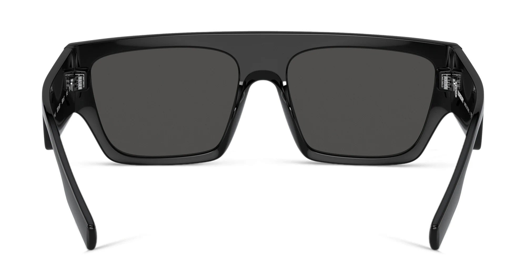 Shop BURBERRY Square Sunglasses in Black online.