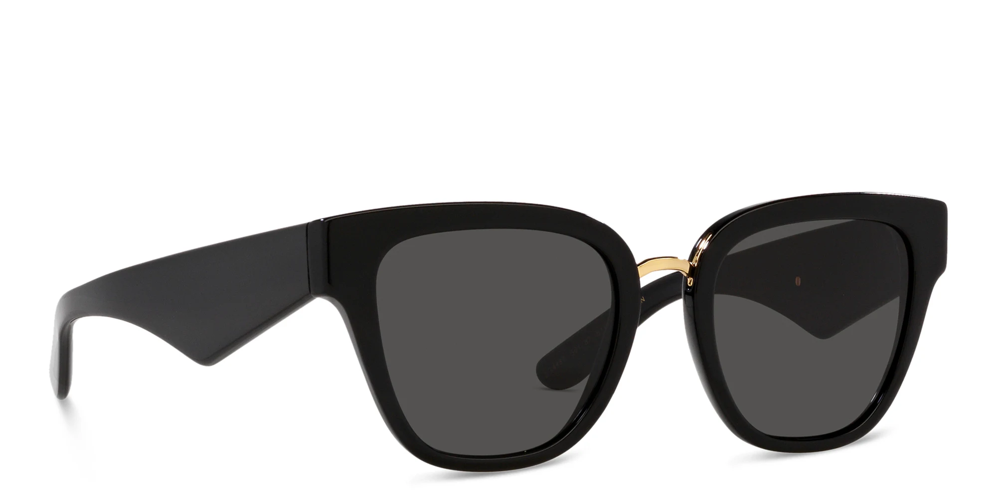 Shop Dolce & Gabbana Butterfly Sunglasses in Black online.