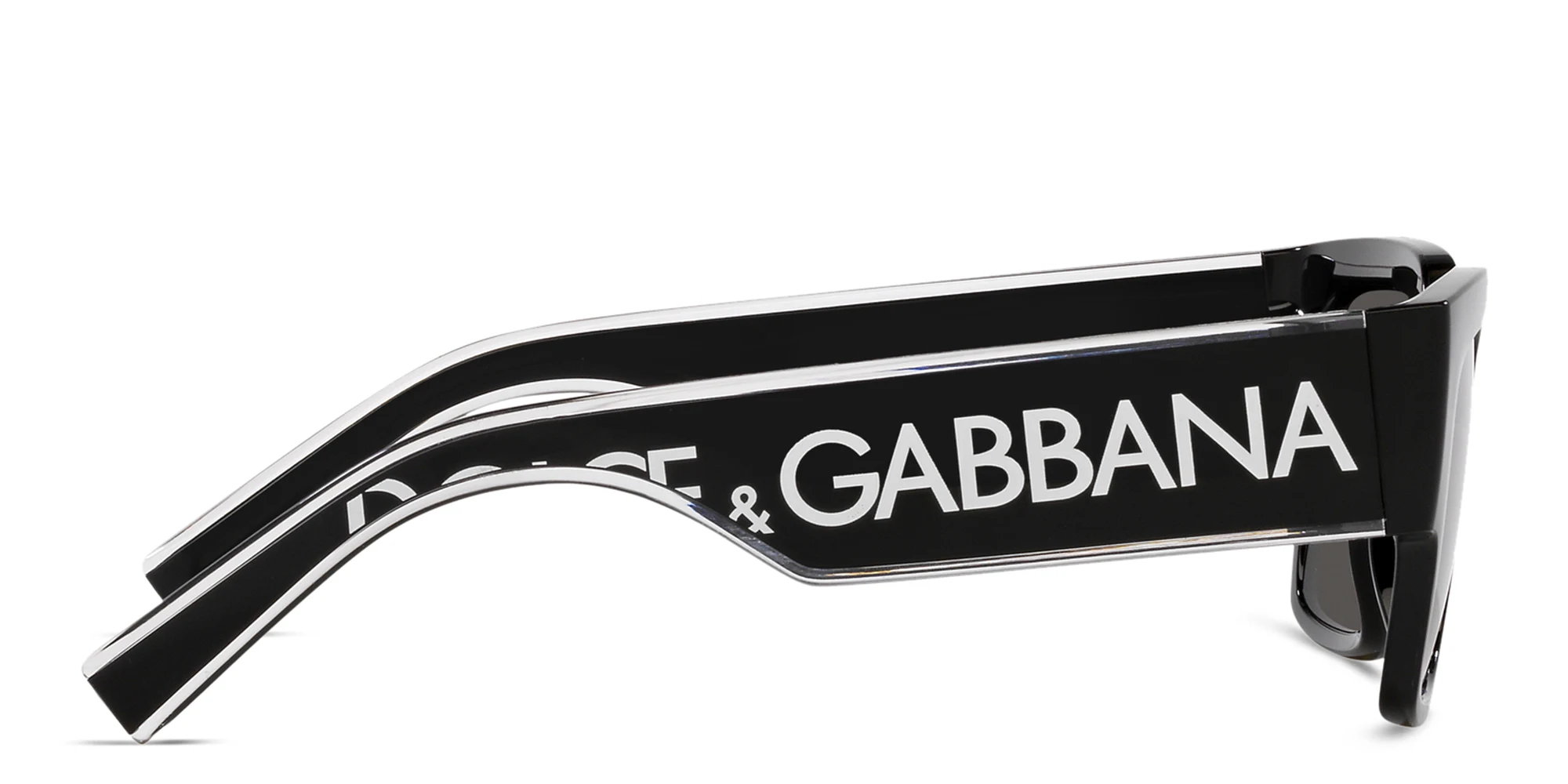 Shop Dolce & Gabbana Square Sunglasses in Black online.