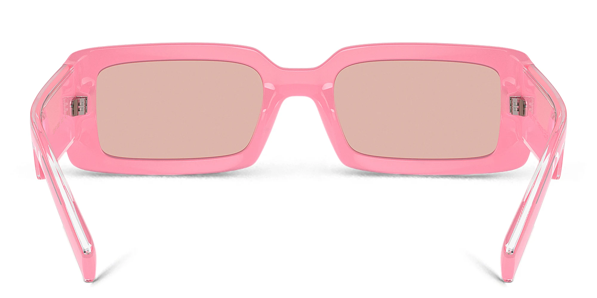 Shop Dolce & Gabbana Rectangle Sunglasses in Pink online.