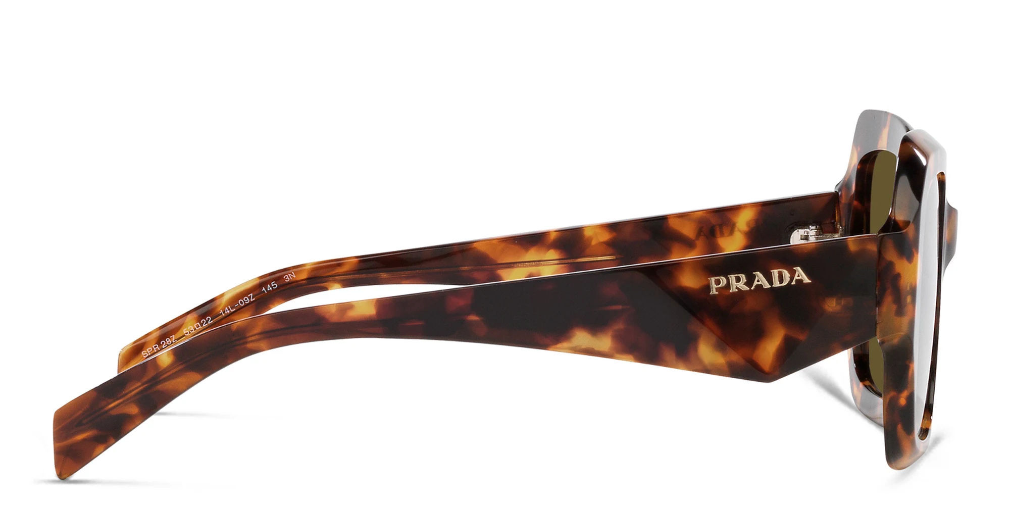 Shop PRADA Oversized Pillow Sunglasses in Tortoise online.