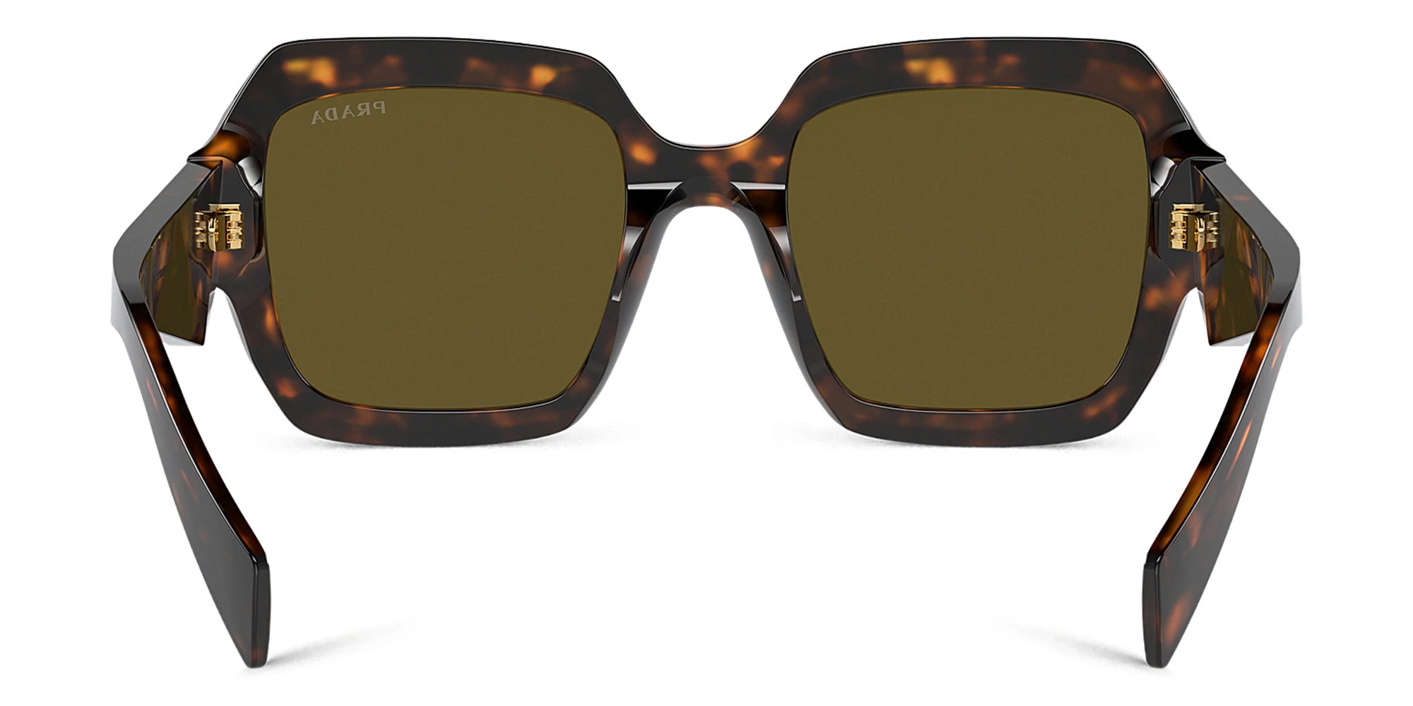 Shop PRADA Oversized Pillow Sunglasses in Tortoise online.