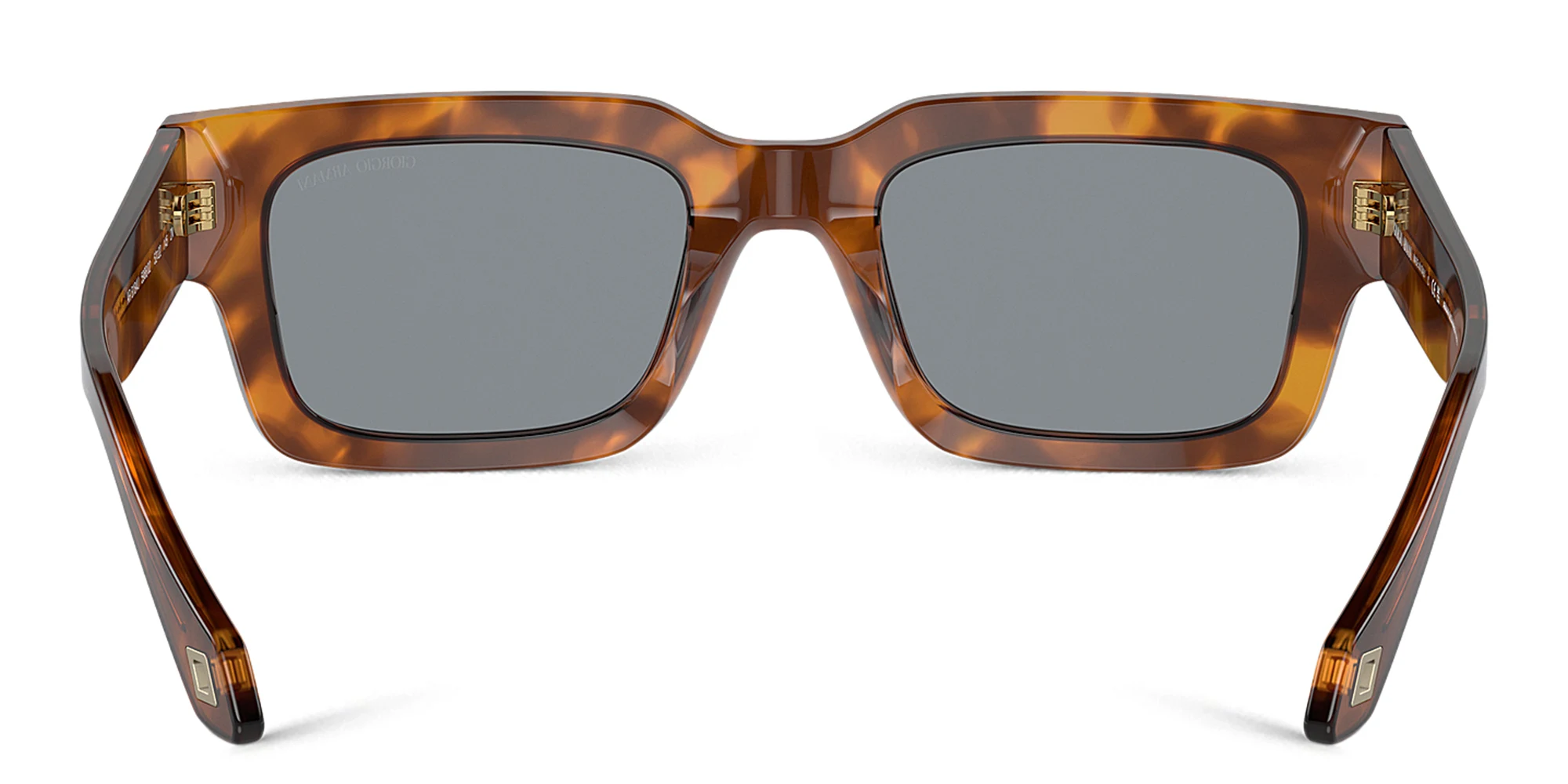 Shop GIORGIO ARMANI Rectangle Sunglasses in Havana online.