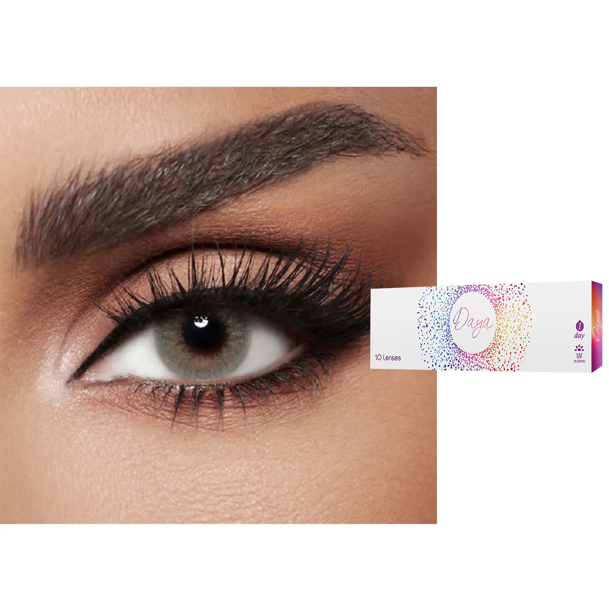 تسوق عدسات لاصقة ملوّنة للإستخدام الواحد - مينت دايا أونلاين.