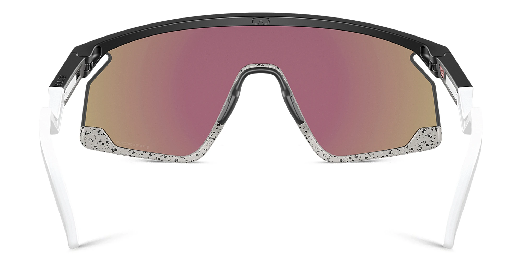 Shop Oakley BXTR Unisex Half-Rim Mask Sunglasses in Matte Black online.