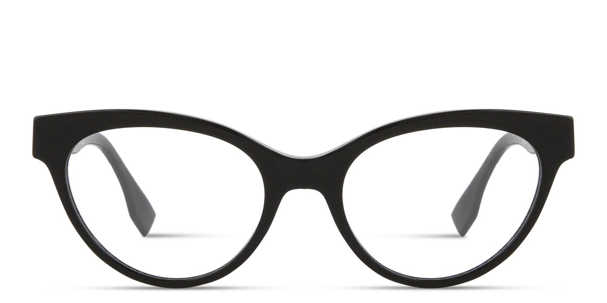 Shop FENDI O'Lock Cat-Eye Eyeglasses in Black online.