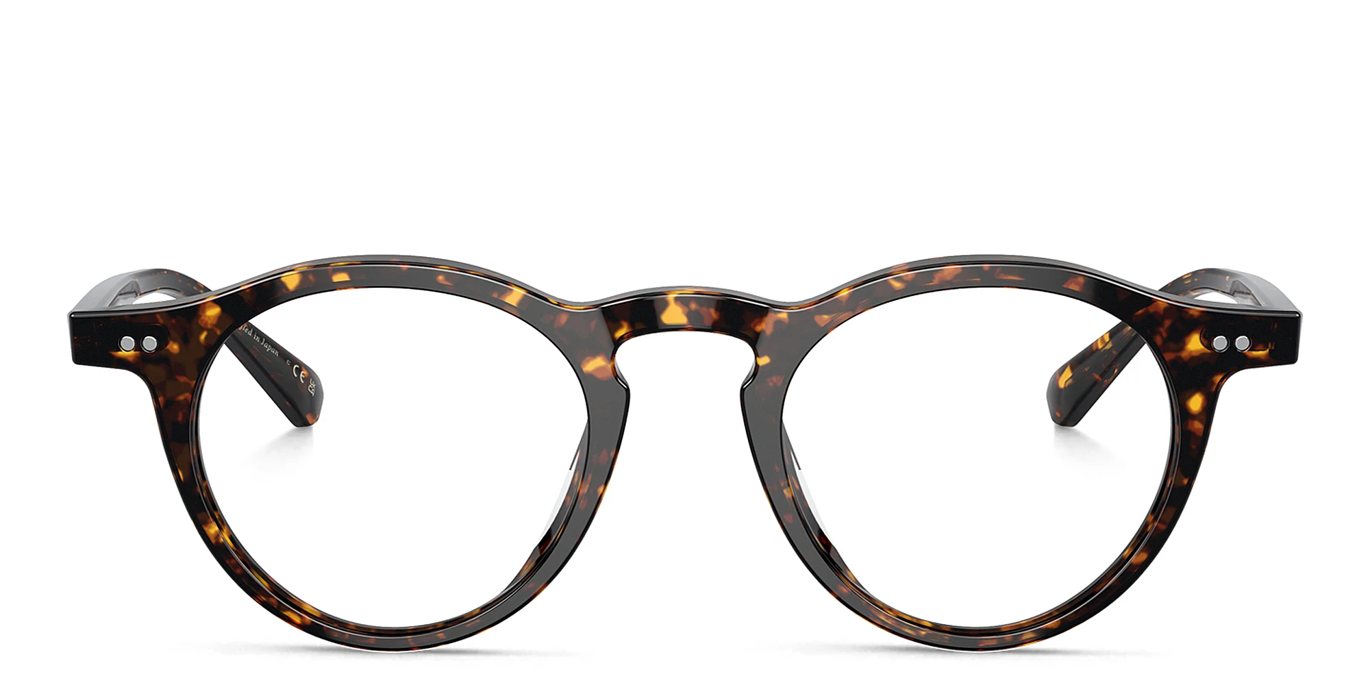 Shop OLIVER PEOPLES OP-13 Unisex Round Eyeglasses in Tortoise online.
