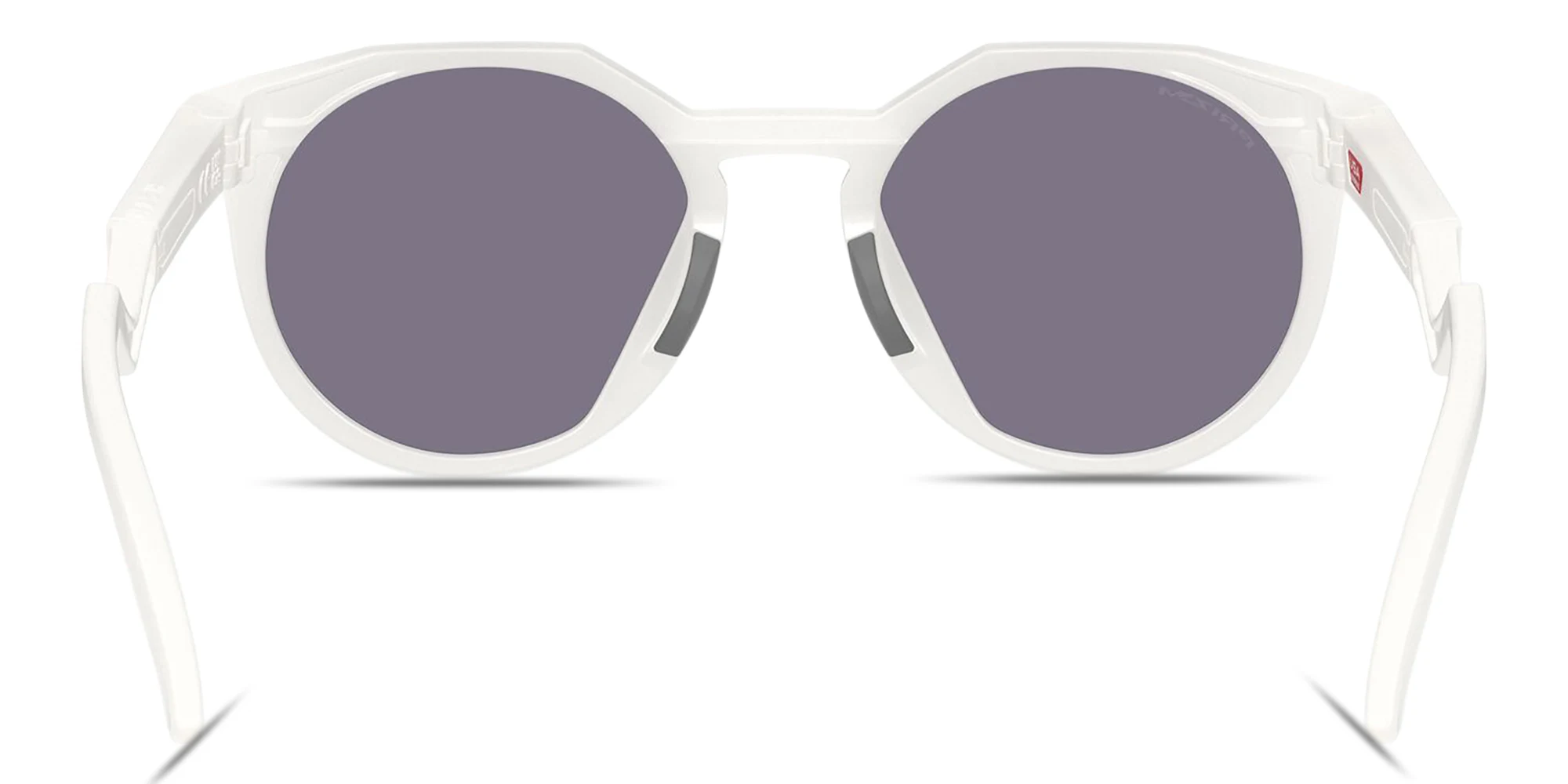 Shop Oakley HSTN Round Sunglasses in White online.