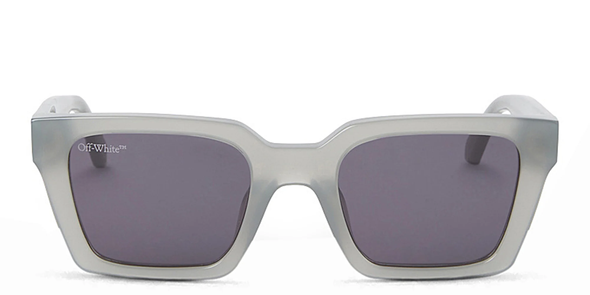 Shop OFF WHITE Palermo Unisex Square Sunglasses in Grey online.