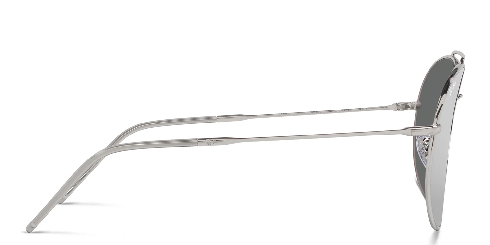 Shop Ray-Ban Reverse Unisex Pilot Sunglasses in Silver online.