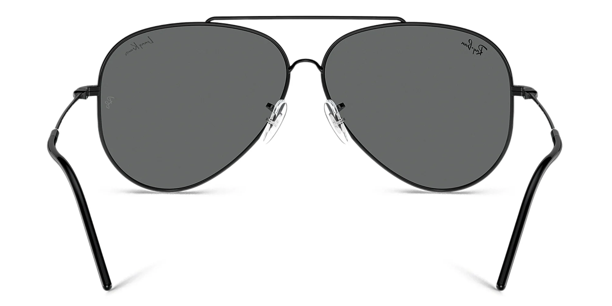 Shop Ray-Ban Pilot Reverse Unisex Sunglasses in Black online.