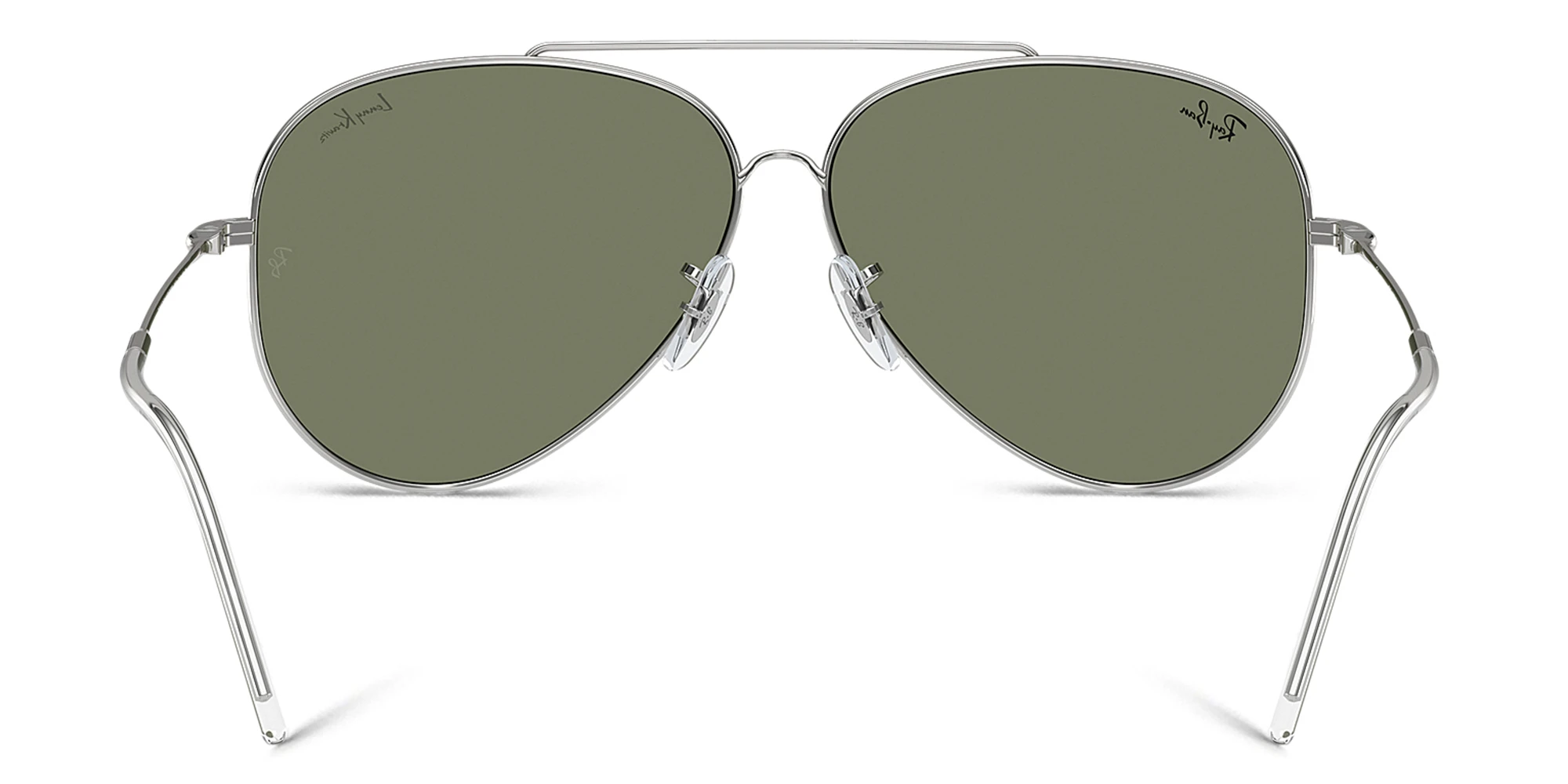 Shop Ray-Ban Reverse Unisex Pilot Sunglasses in Silver online.