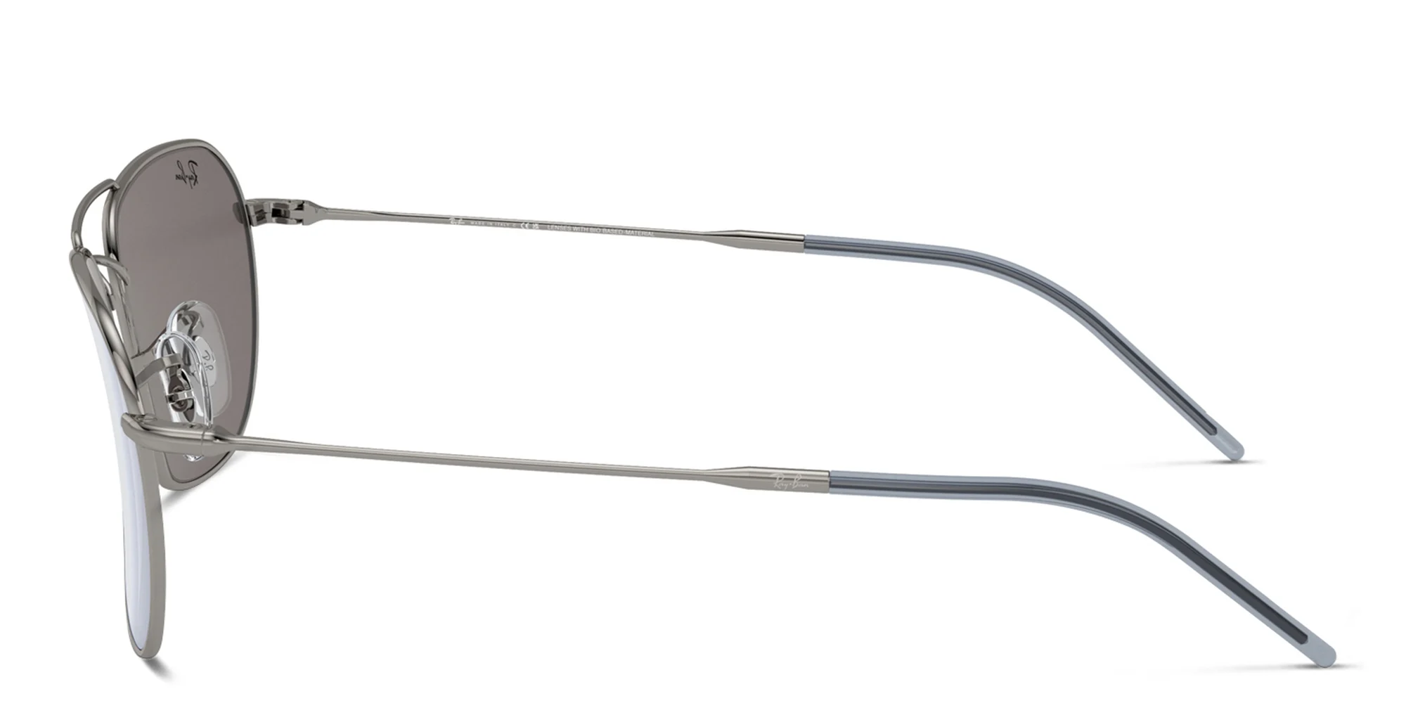 Shop Ray-Ban Caravan Reverse Unisex Wide Square Sunglasses in Gunmetal online.
