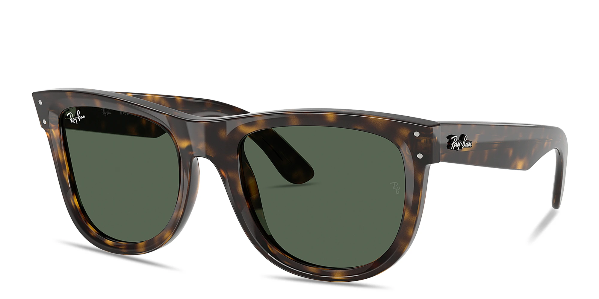 Shop Ray-Ban Wayfarer Reverse Unisex Square Sunglasses in Dark Havana online.