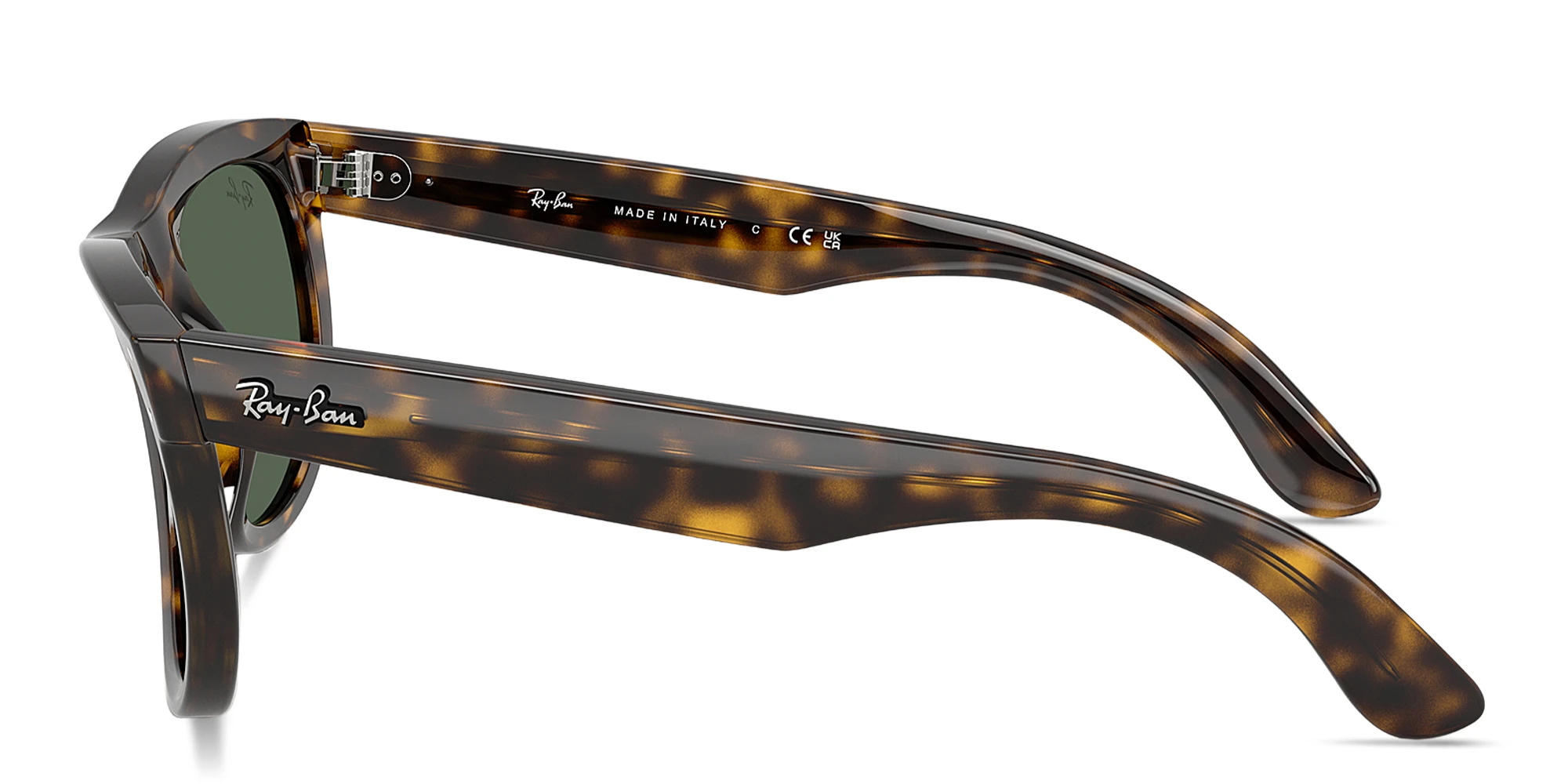 Shop Ray-Ban Wayfarer Reverse Unisex Square Sunglasses in Dark Havana online.