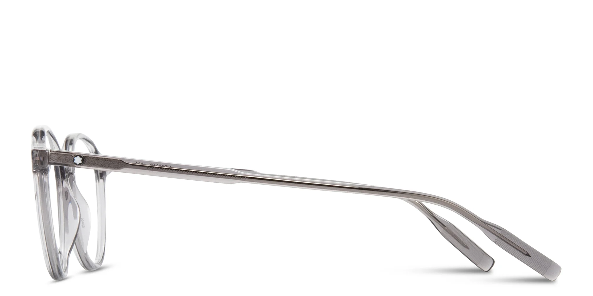 Shop MONTBLANC Panthos Eyeglasses in Grey online.