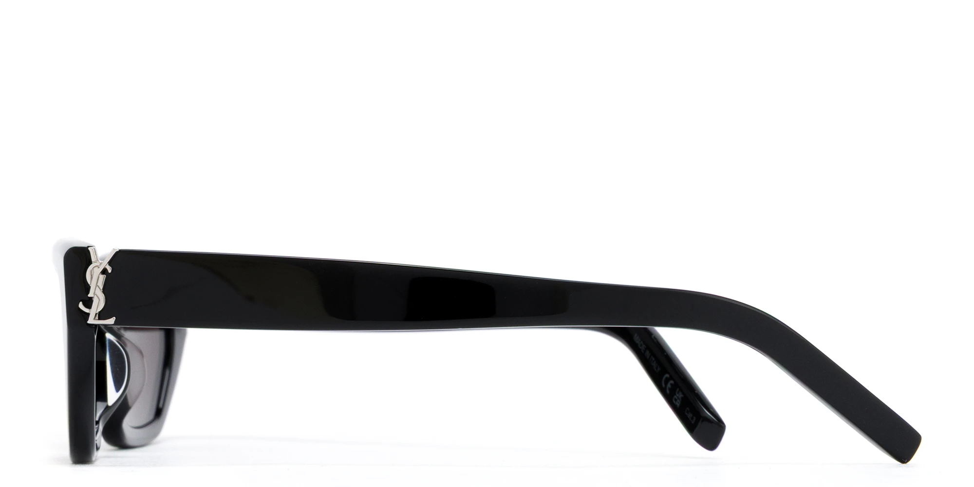 Shop SAINT LAURENT Unisex Cat-Eye Sunglasses in Black online.