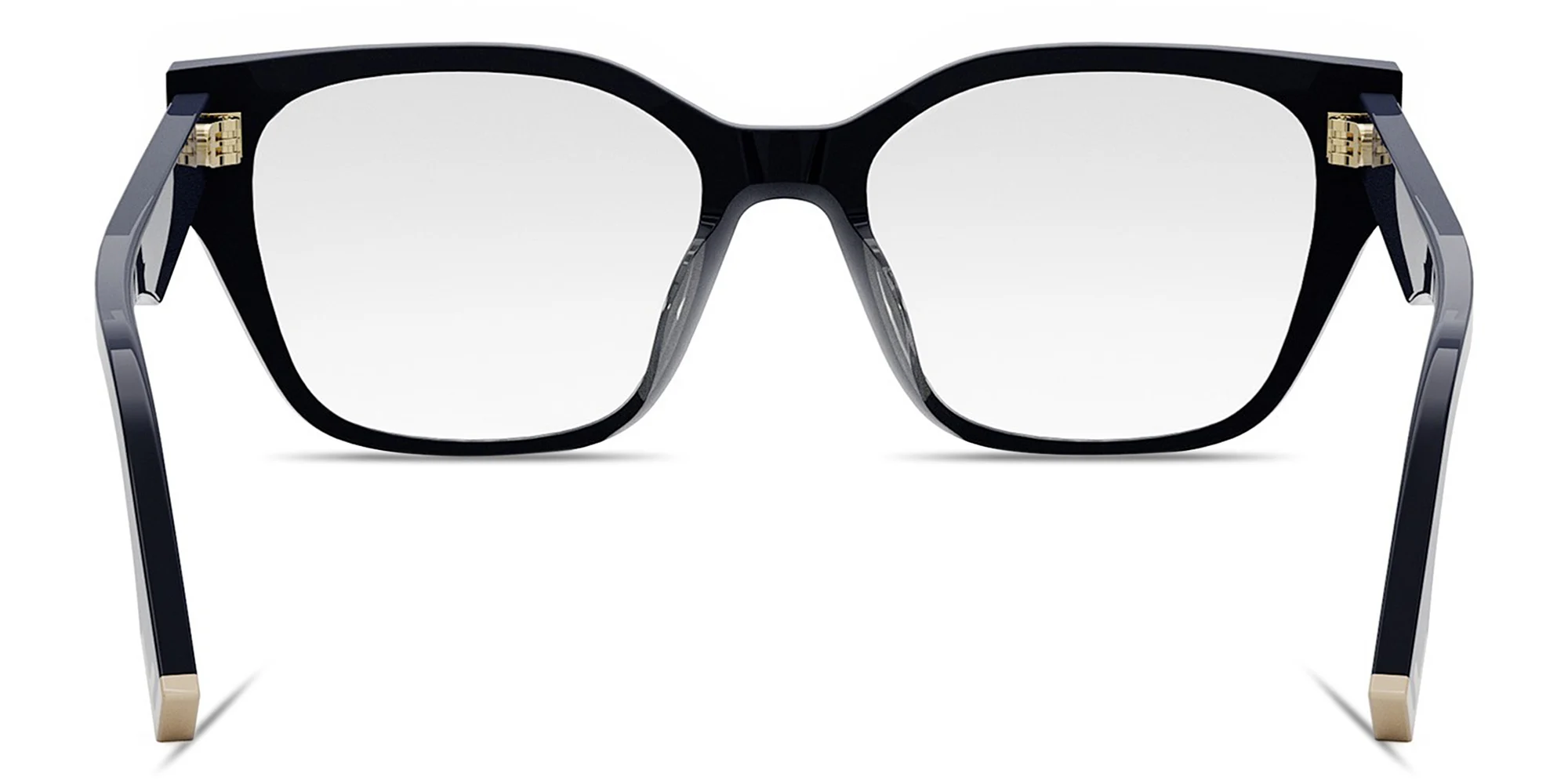 Shop FENDI Fendi Way Blue Square Eyeglasses in Blue online.