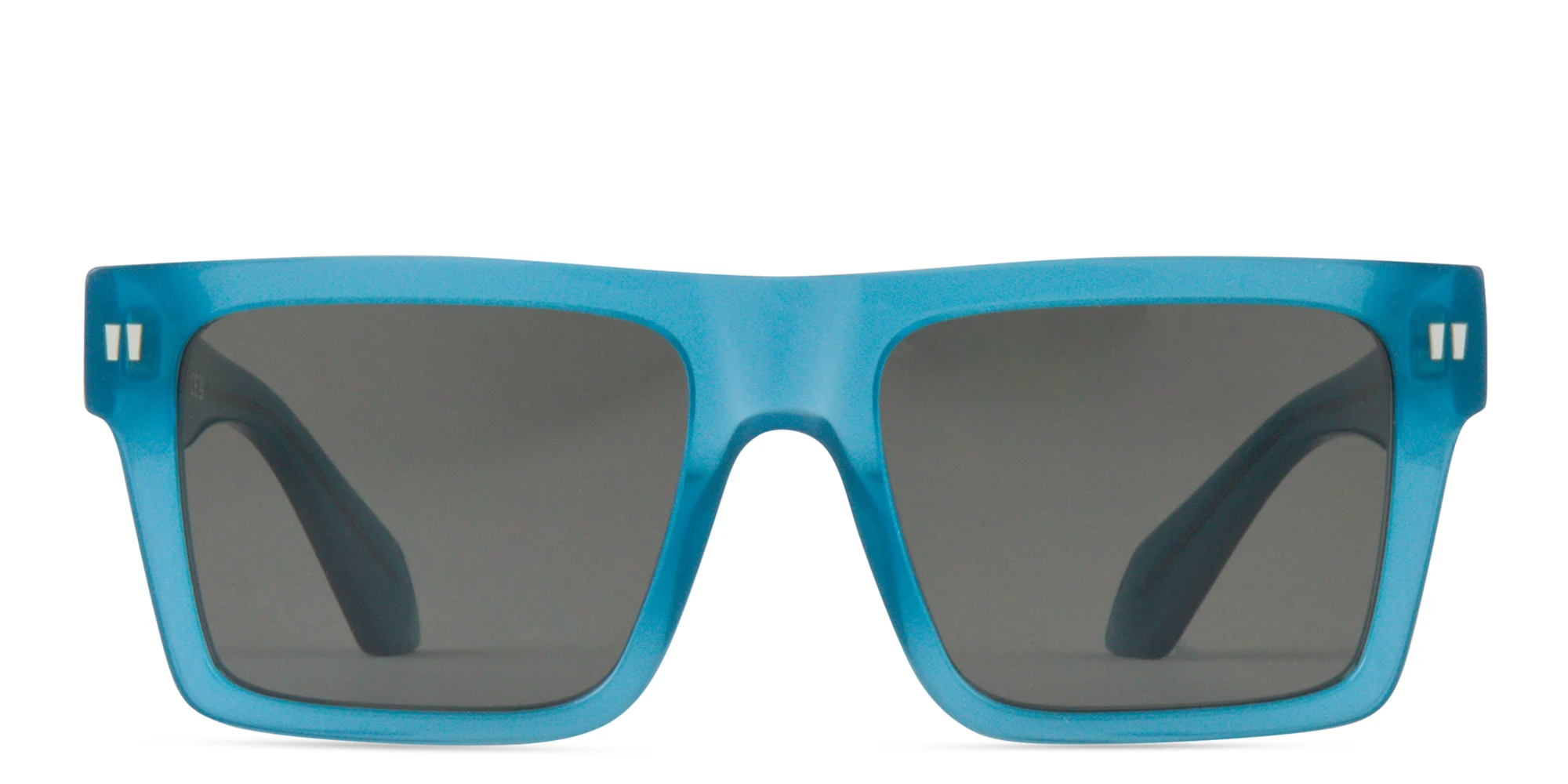 Shop OFF WHITE Lawton Unisex Square Sunglasses in Blue online.