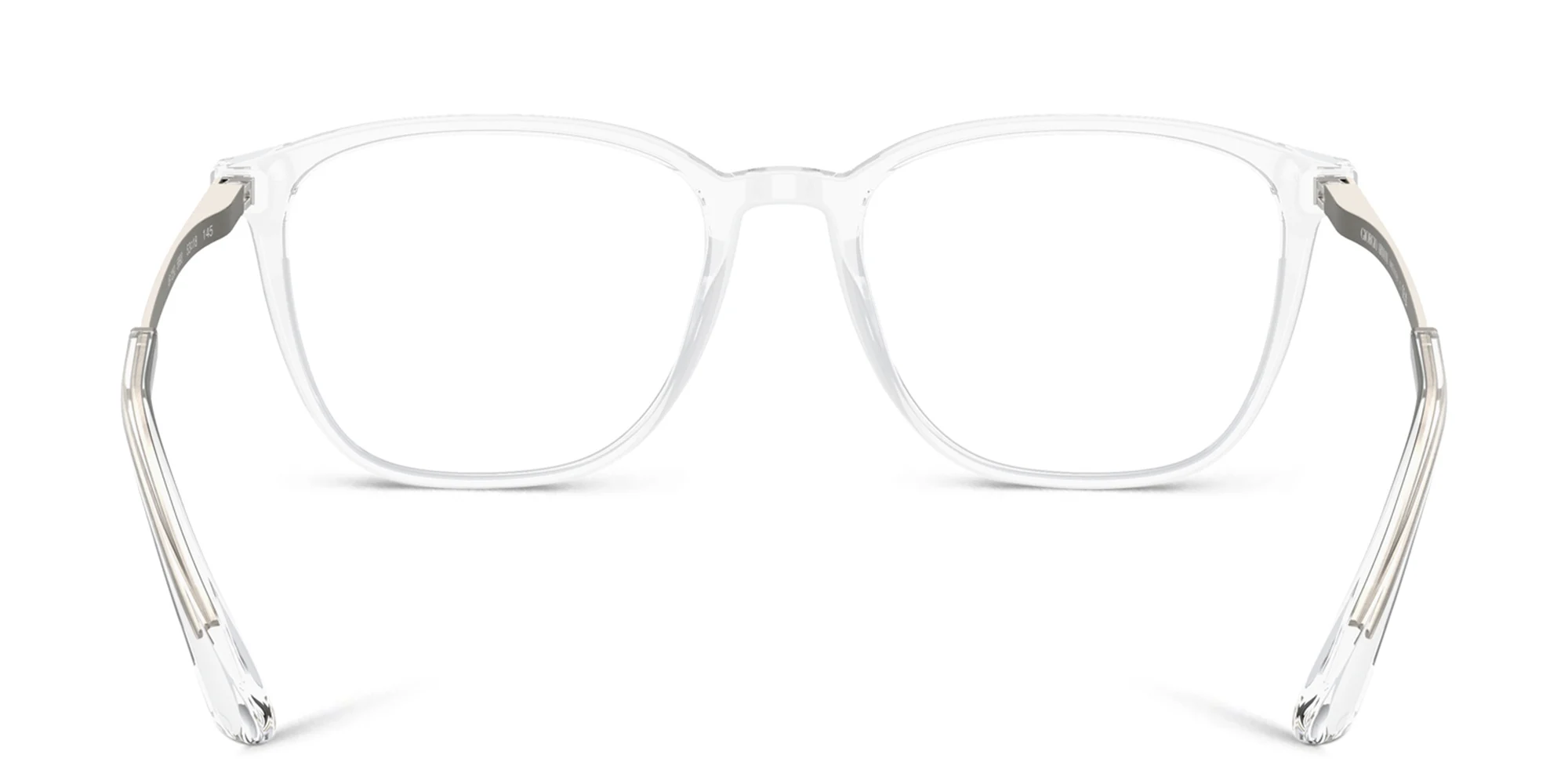 Shop GIORGIO ARMANI Square Eyeglasses in Crystal online.