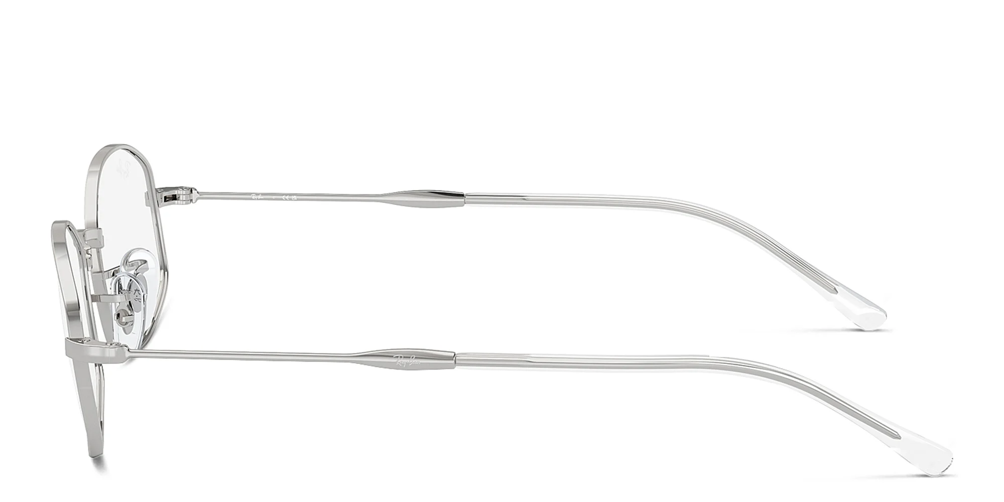 Shop Ray-Ban Unisex Pillow Eyeglasses in Silver online.