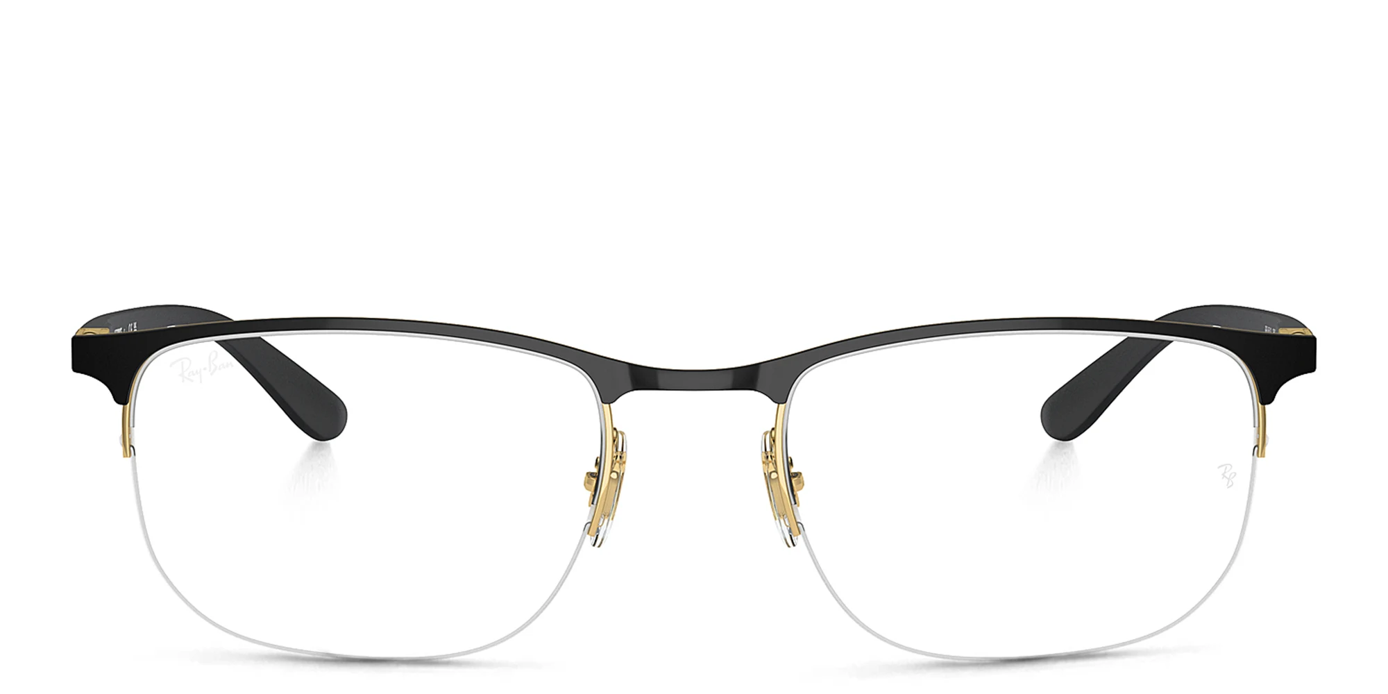 Shop Ray-Ban Unisex Irregular Eyeglasses in Black online.