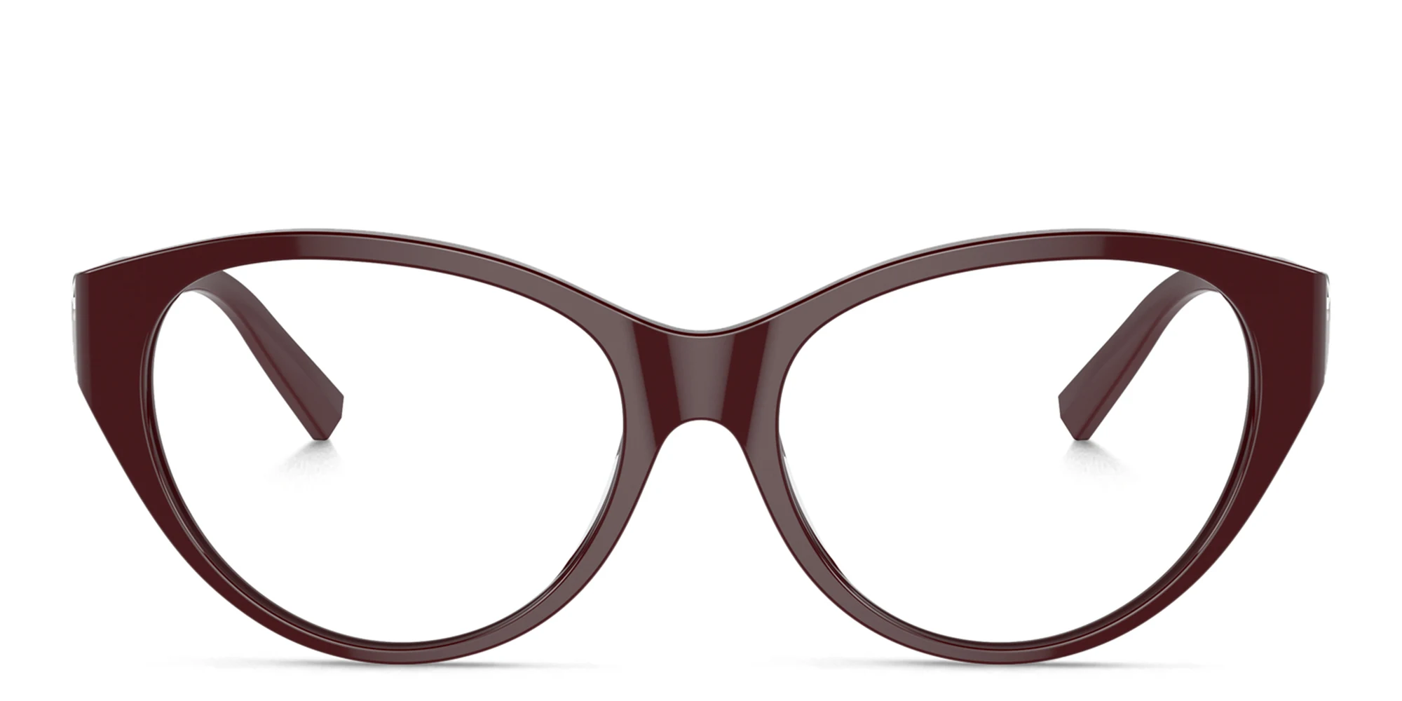 Shop TIFFANY Cat-Eye Eyeglasses in Burgundy online.